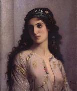 Charles Landelle Jewish Girl in Tangiers Spain oil painting artist